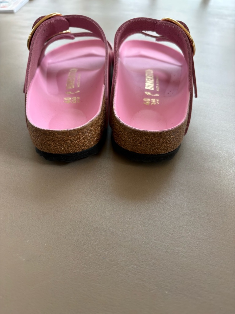 Birkenstock Arizona Big Buckle High Shine Sandals - Pink - Picture 4 of 7